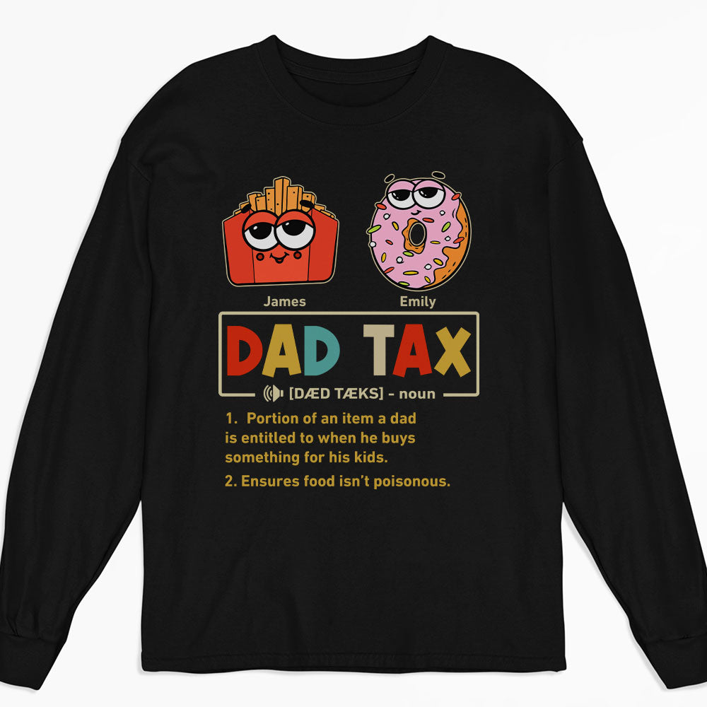 Taste Test Approved By Dad - Personalized Custom Shirt