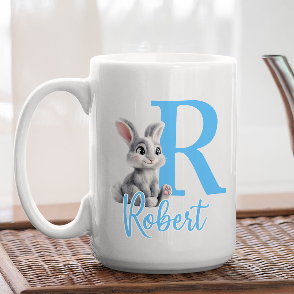 Cute Bunny Easter - Personalized Custom Coffee Mug