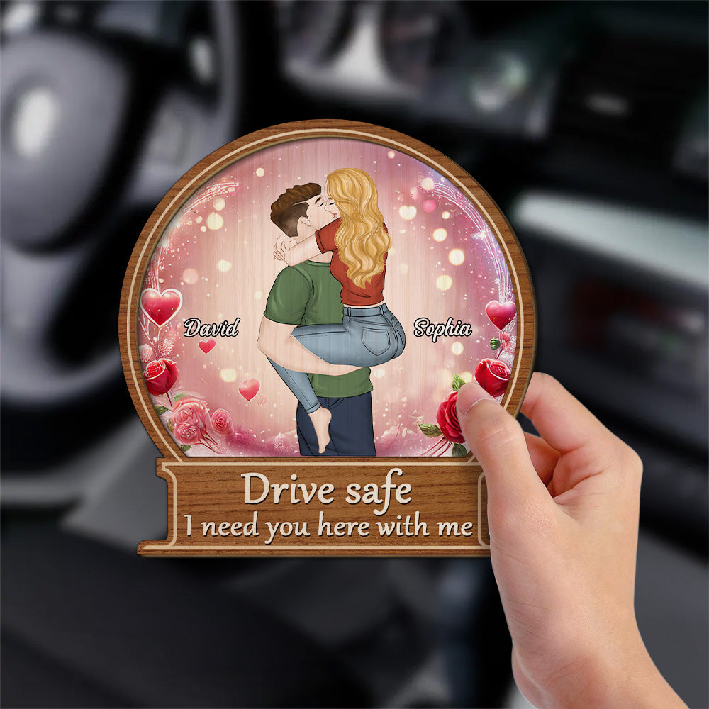 Drive Safe I Love You - Personalized Custom Car Visor Clip