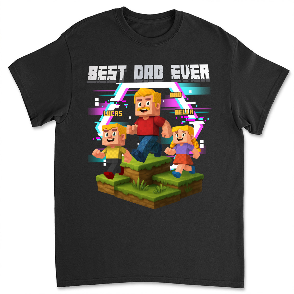 Daddy And Kids - Personalized Custom Shirt