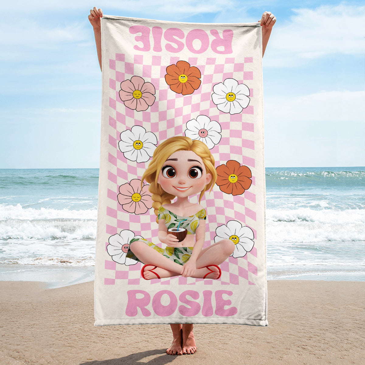 Best Trip Ever - Personalized Custom Beach Towel