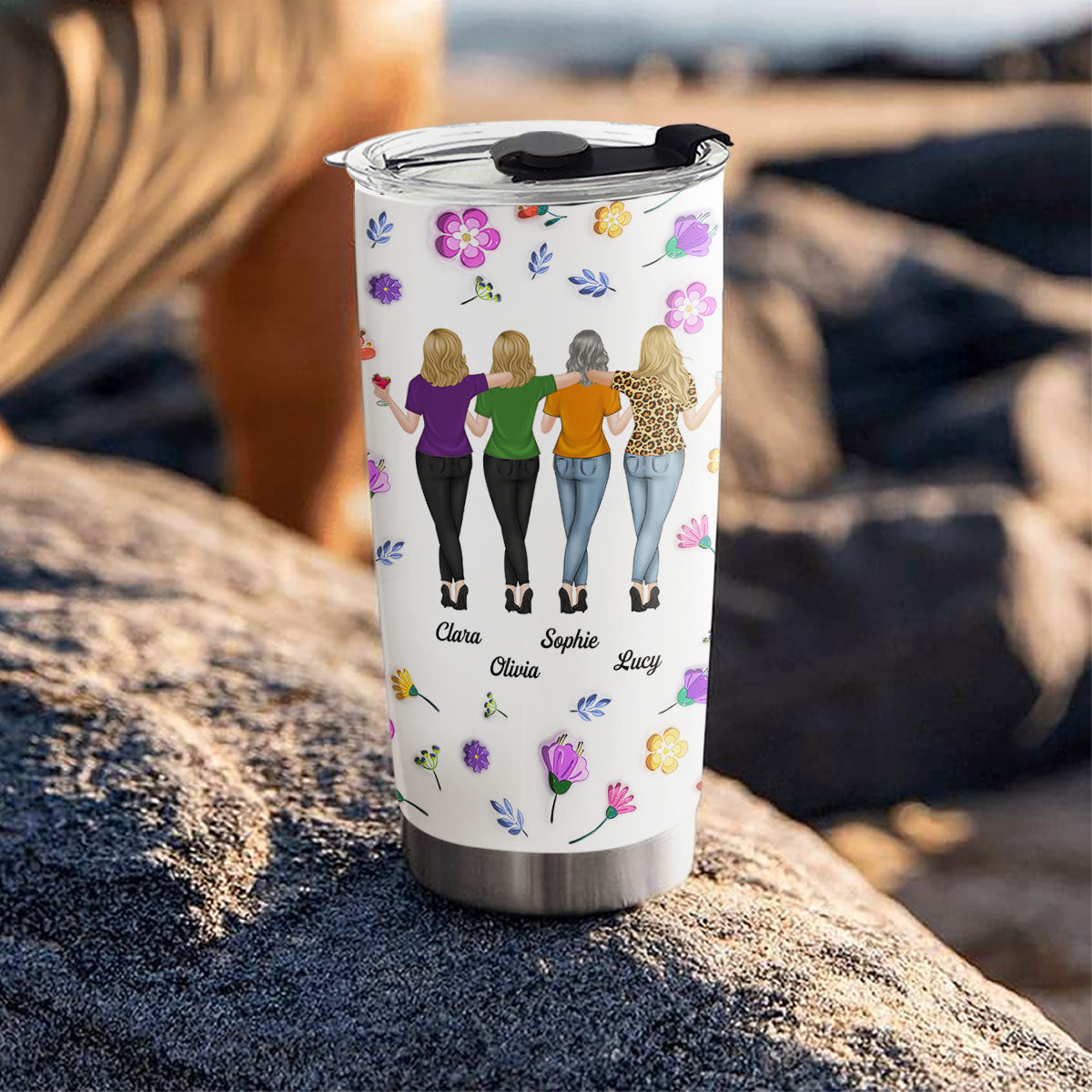 Right In The Kidney - Personalized Custom 3D Inflated Tumbler