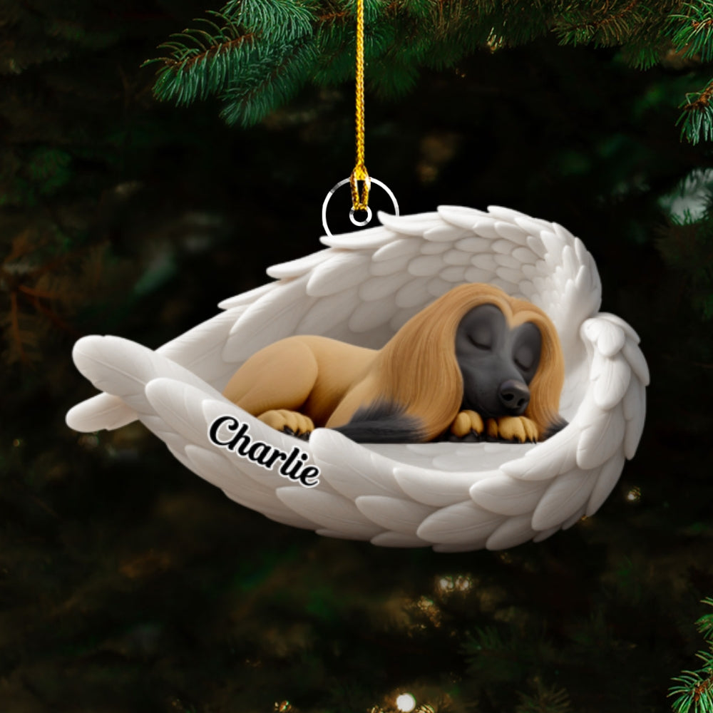 The Wings Of My Dog - Personalized Custom Acrylic Ornament