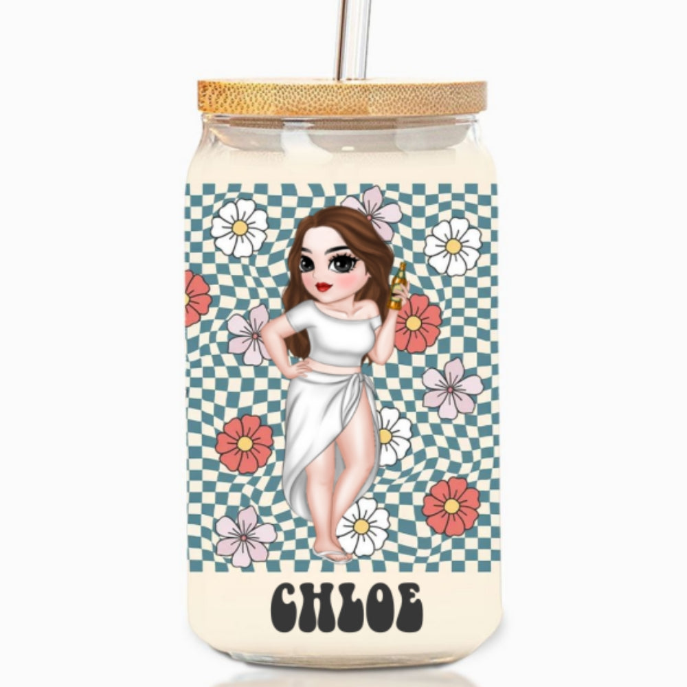 Retro Style - Personalized Custom Glass Can