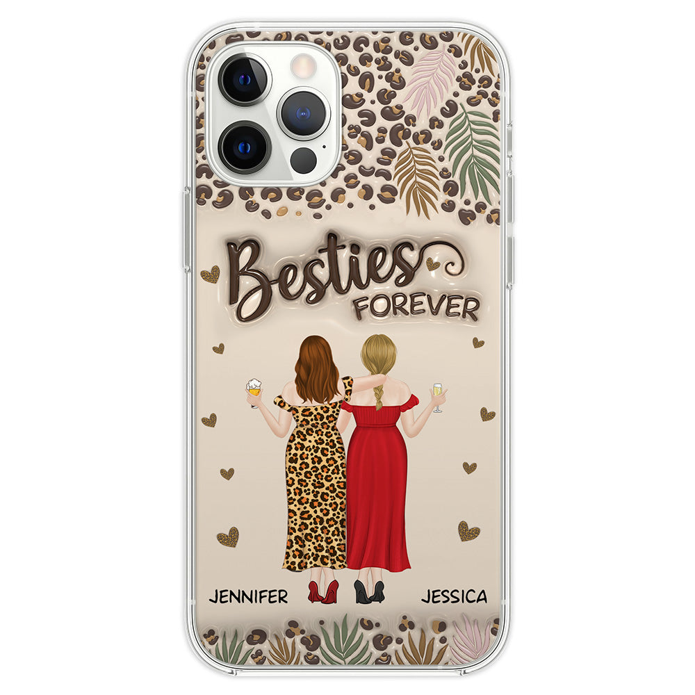 Bestie Forever - Personalized Custom 3D Inflated Effect Phone Case