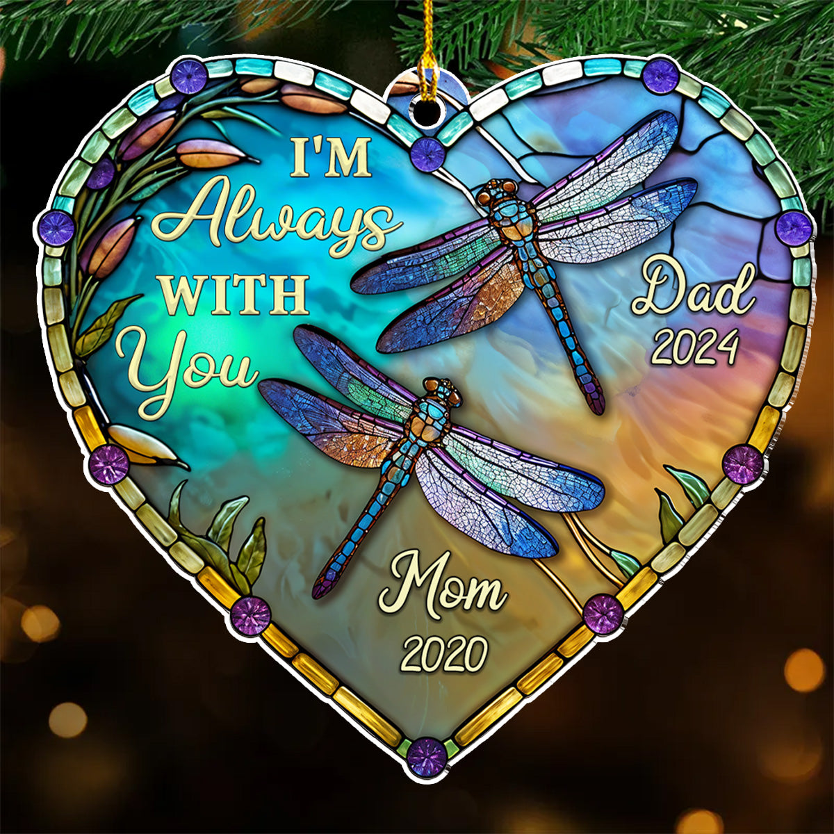 I Am Always With You Ver 2 - Personalized Custom Acrylic Ornament