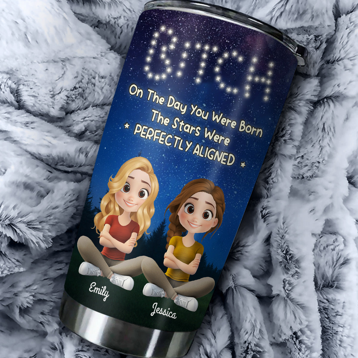 On The Day You Were Born - Personalized Custom Tumbler
