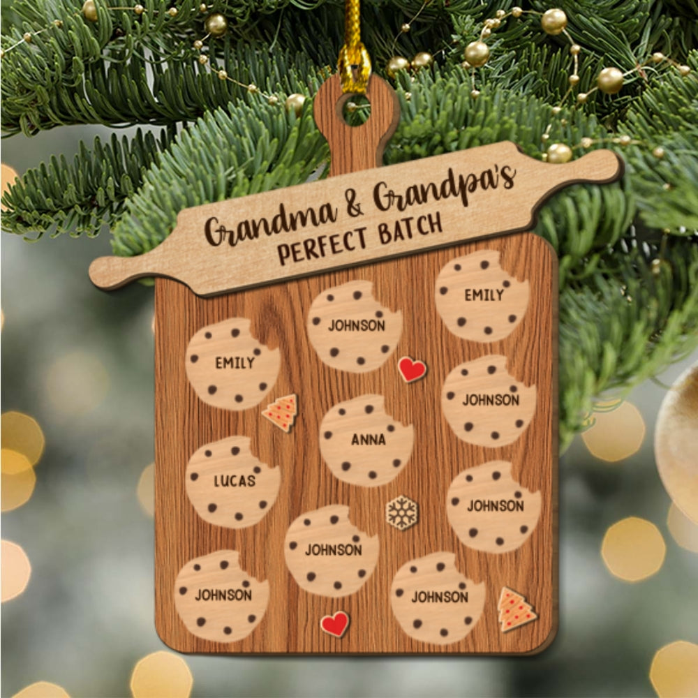 Perfect Batch Parents - Personalized Custom Freeshape 2-Layered Wood Ornament