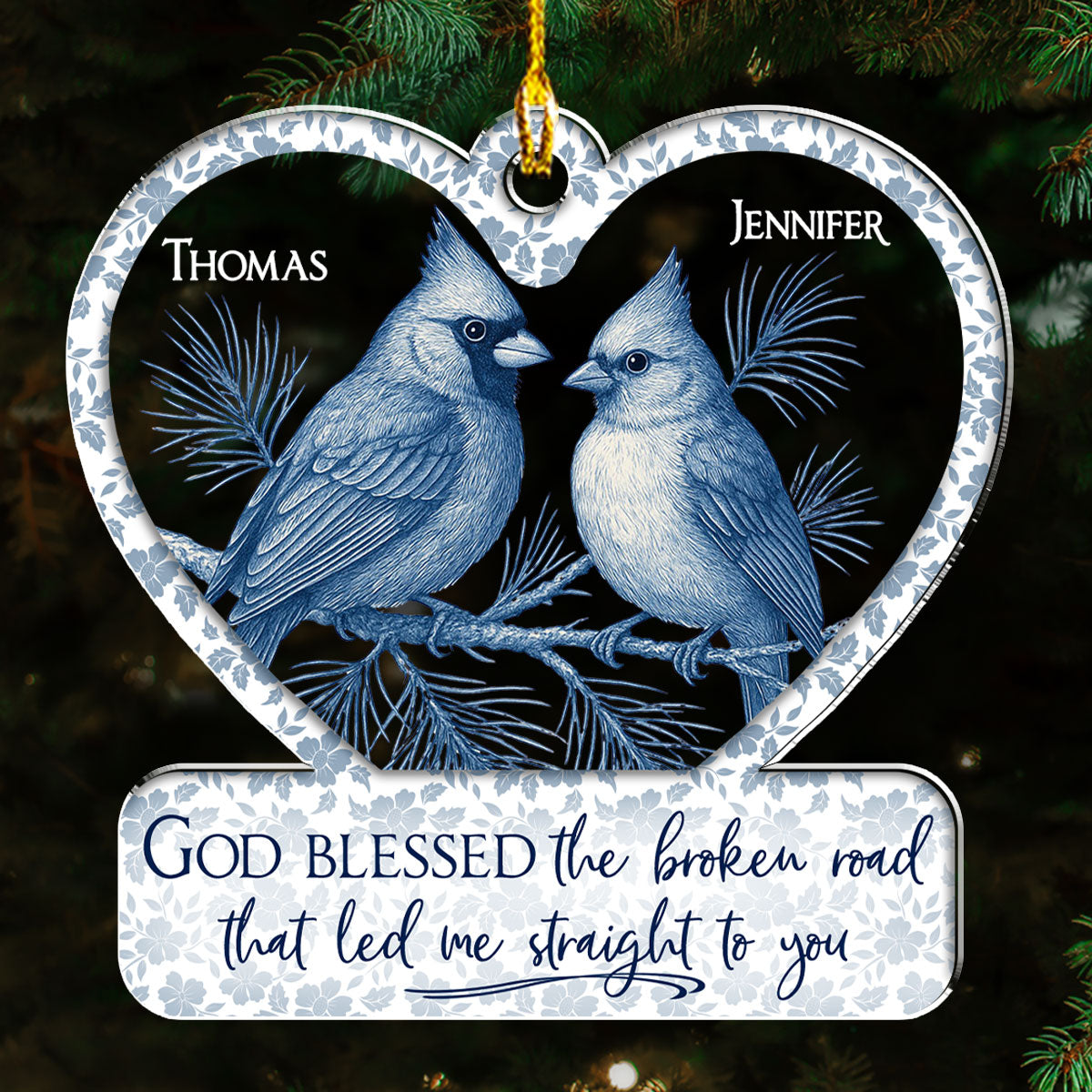 The Year We Became One - Personalized Custom Acrylic Ornament