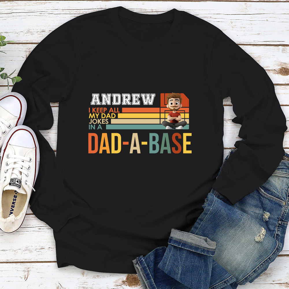 Dad Jokes On File - Personalized Custom Shirt