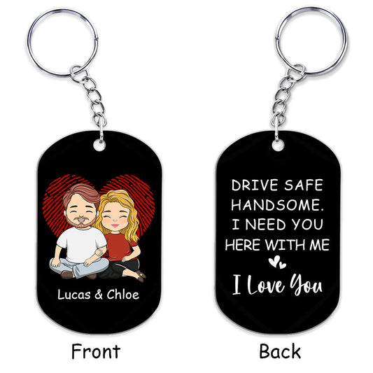 I Need You Here - Personalized Custom Acrylic Keychain