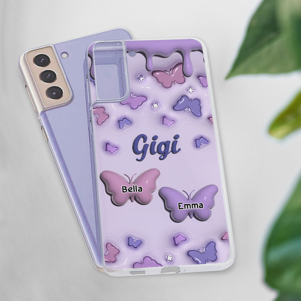 Grandma And Grandkids - Personalized Custom 3D Inflated Effect Phone Case