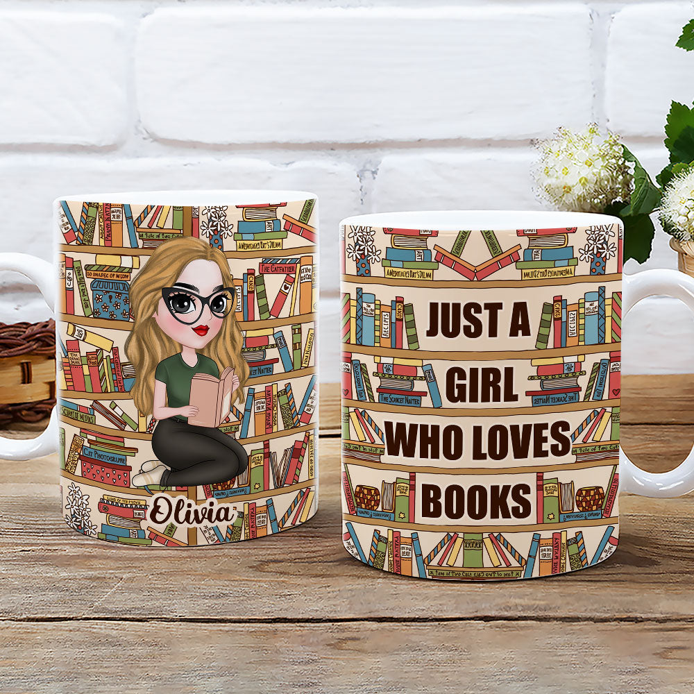 Book Lover - Personalized Custom Coffee Mug