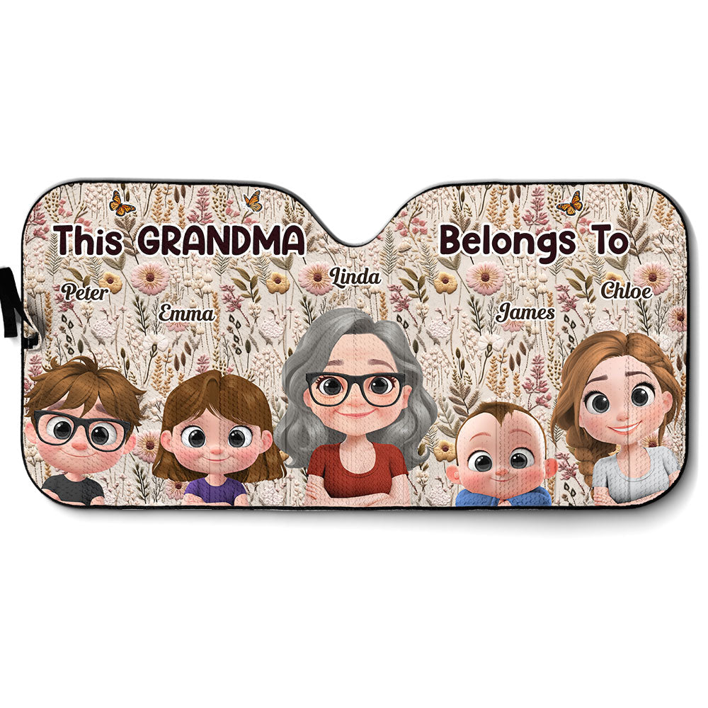 Wildflower Garden - Personalized Custom Car Sunshade