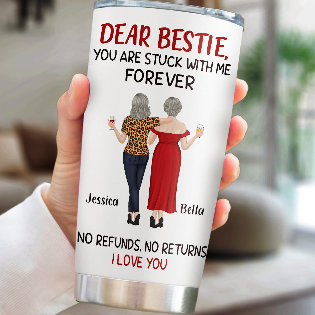 Stuck With Me - Personalized Custom Tumbler