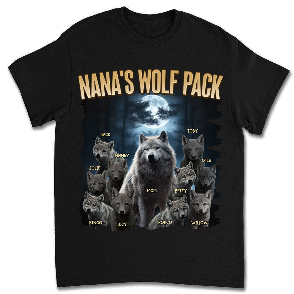 Mama Wolf Pack - Personalized Custom Shirt