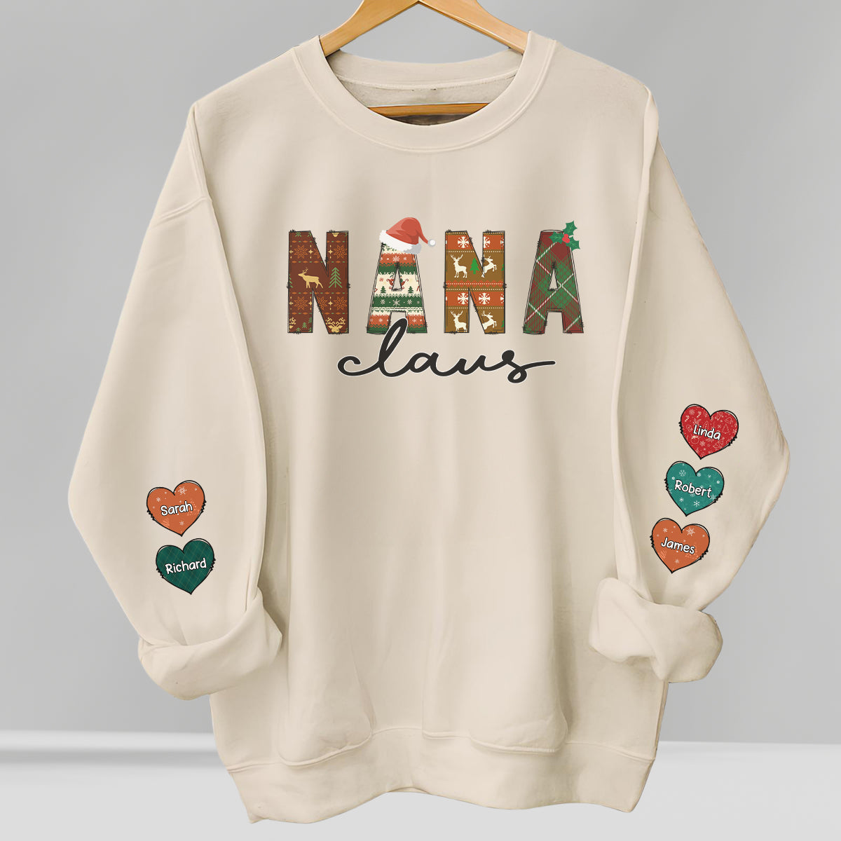 Nana Claus - Personalized Custom Sweatshirt