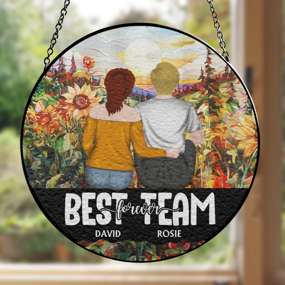 My Team - Personalized Custom Window Hanging Suncatcher