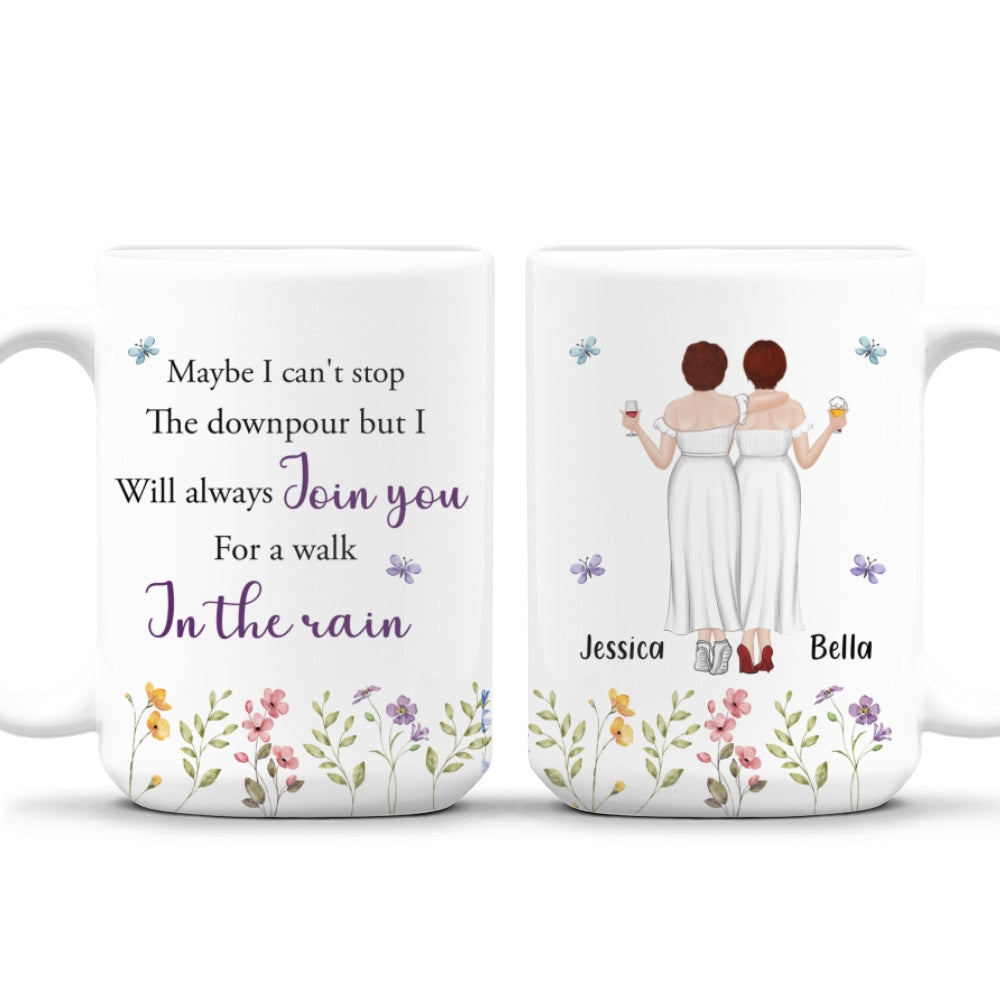 Join You For A Walk - Personalized Custom Coffee Mug