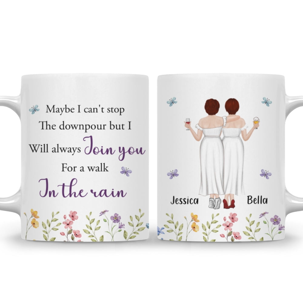 Join You For A Walk - Personalized Custom Coffee Mug
