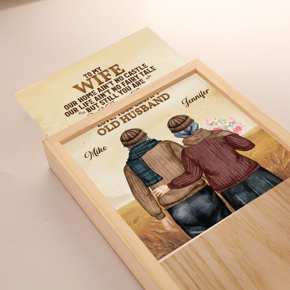 To My Wife You Are My Queen Forever - Personalized Custom Frame Light Box