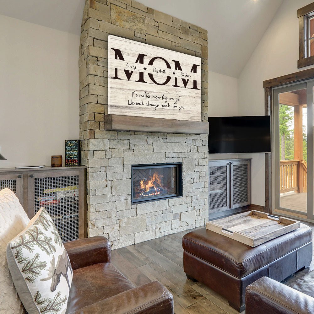 Always Reach For You - Personalized Custom Canvas Print