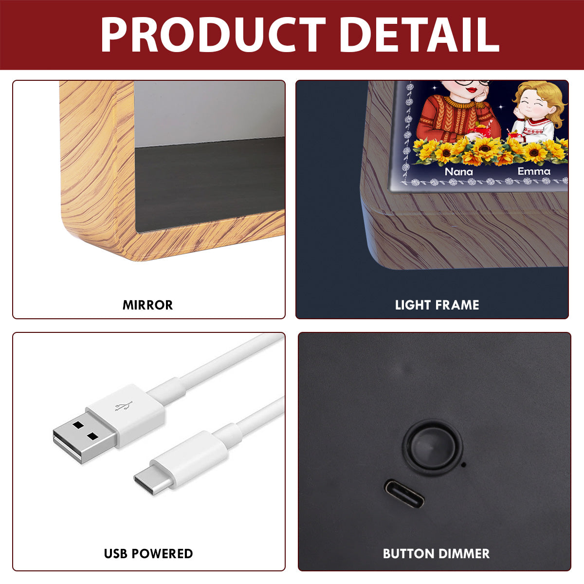 How Much I Love You - Personalized Custom Magic Mirror