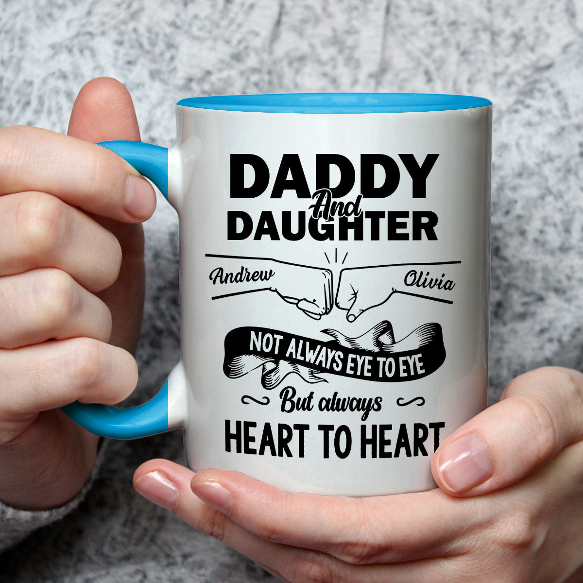 You Are The Best - Personalized Custom Accent Mug