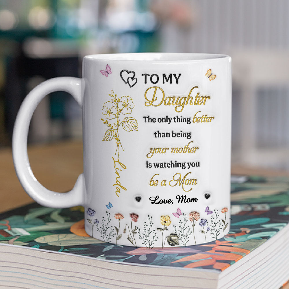A Love Of Mom Like No Other - Personalized Custom 3D Inflated Effect Mug