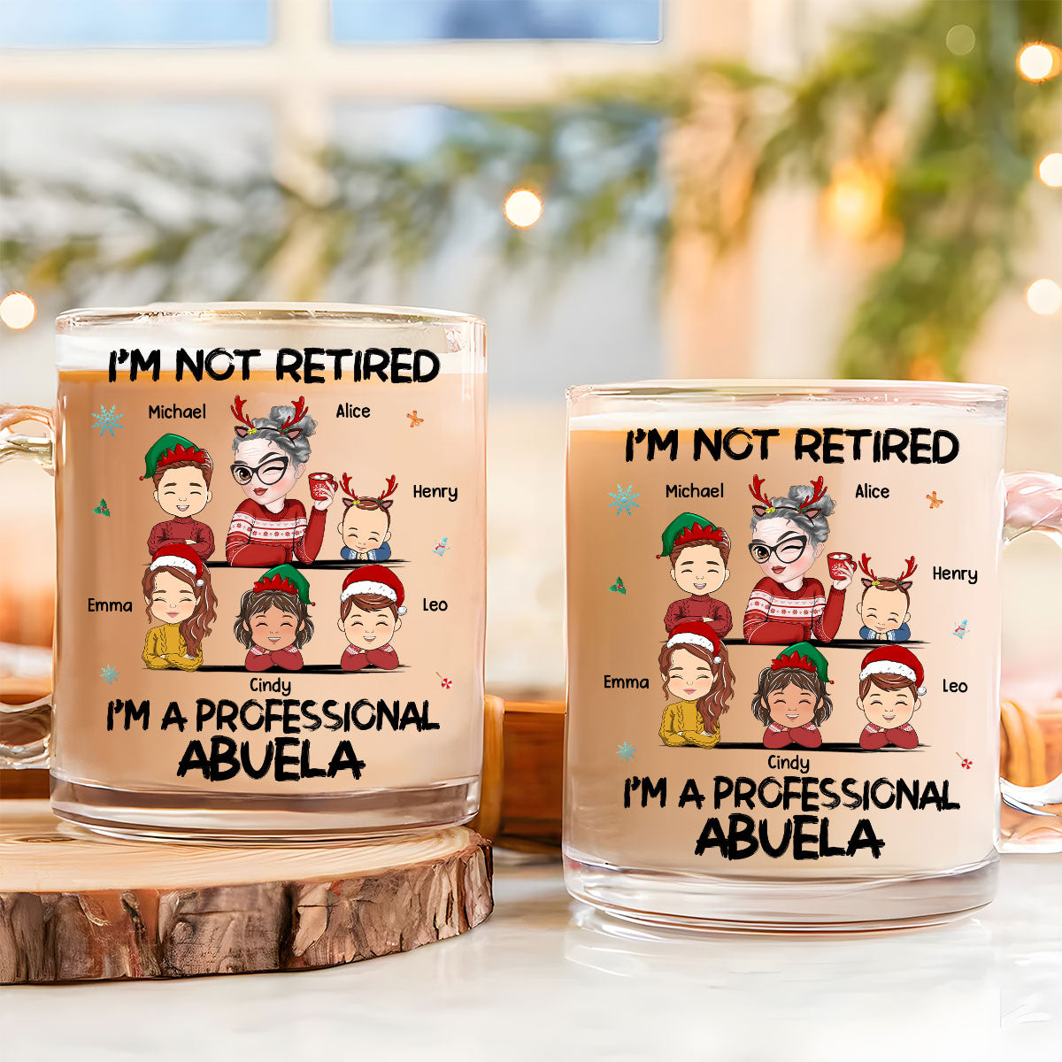I Am Professional Grandma - Personalized Custom Glass Mug
