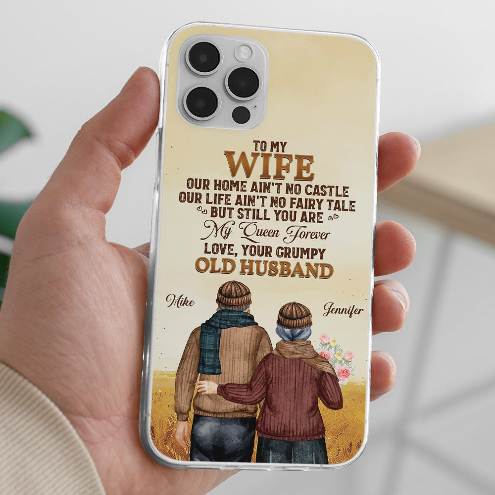 To My Wife You Are My Queen Forever - Personalized Custom Phone Case