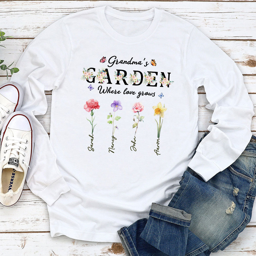 Grandma Garden - Personalized Custom Shirt