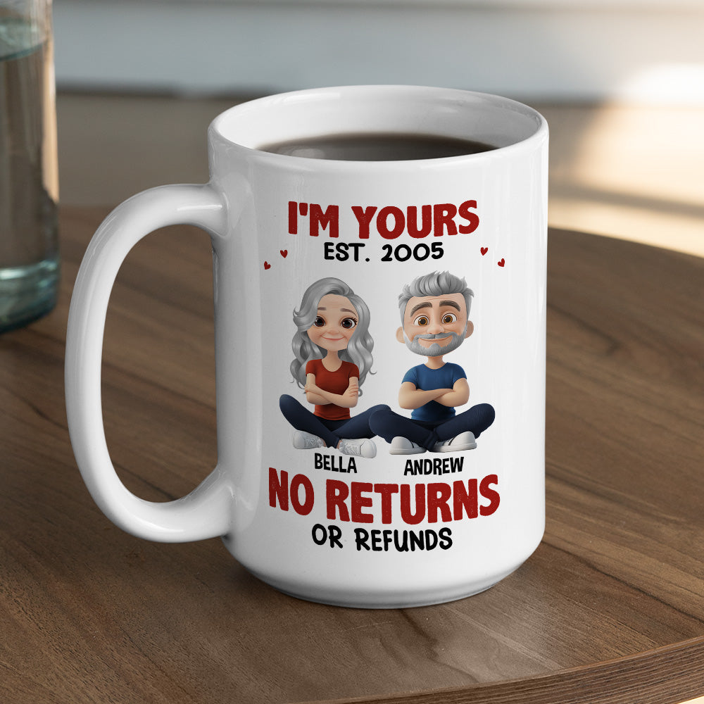 No Refunds - Personalized Custom Coffee Mug