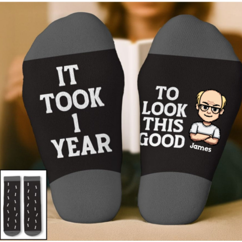 Look This Good - Personalized Custom Crew Socks