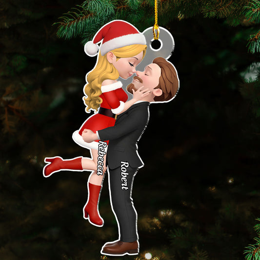 Christmas With My Dear - Personalized Custom Acrylic Ornament