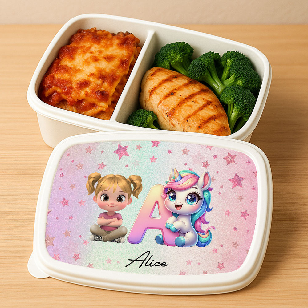 Unicorn Kids - Personalized Custom Lunch Box