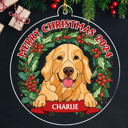 Joyful Christmas - Personalized Custom Acrylic Ornament