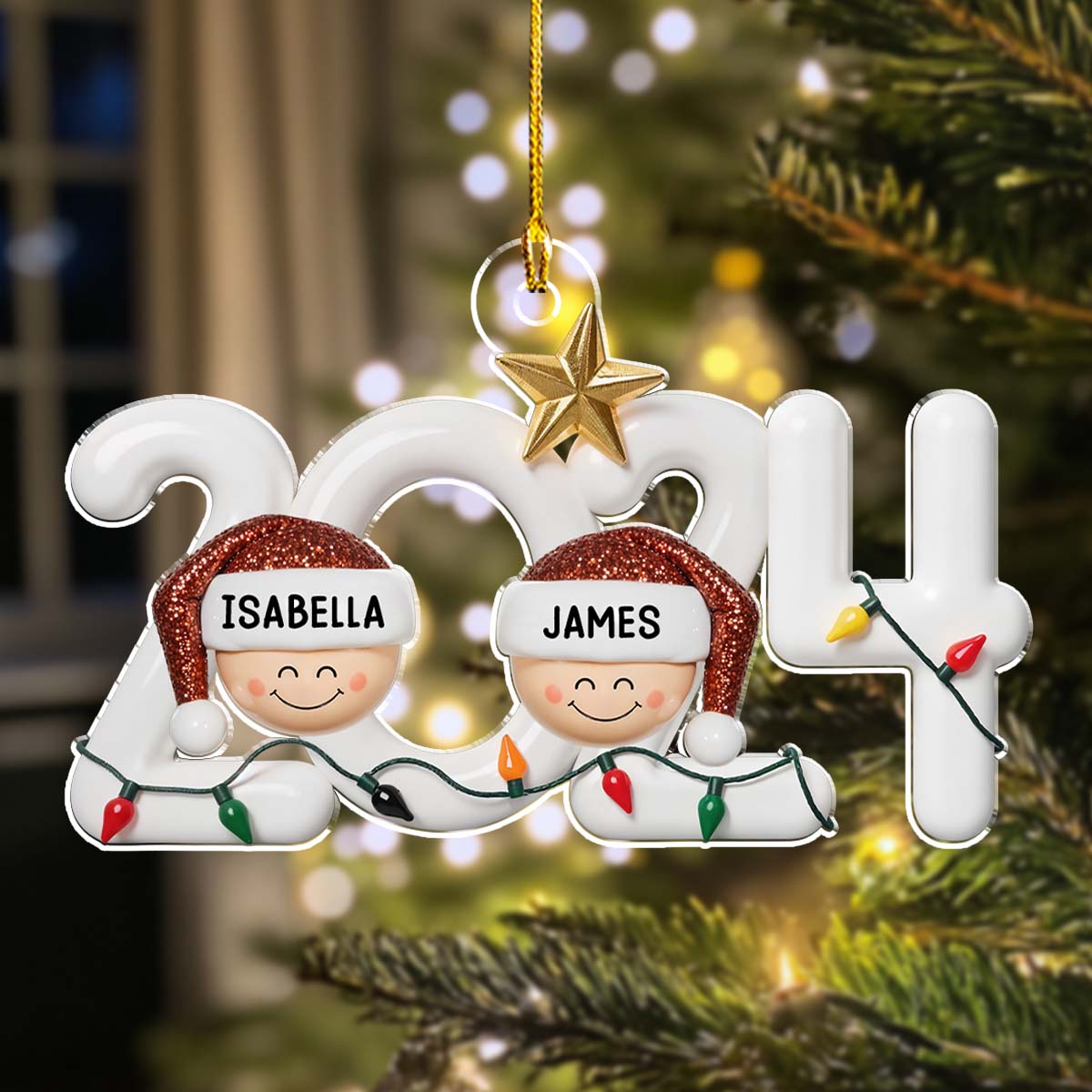 2024 Holiday - Personalized Custom Acrylic Ornament