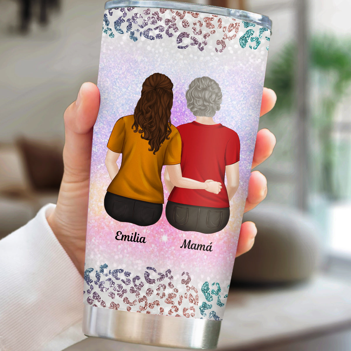 De Mamá a Hija Increíble - Vaso Personalizado