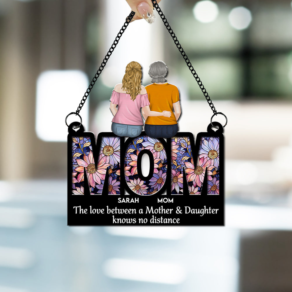 Mother And Daughter Forever - Personalized Custom Suncatcher