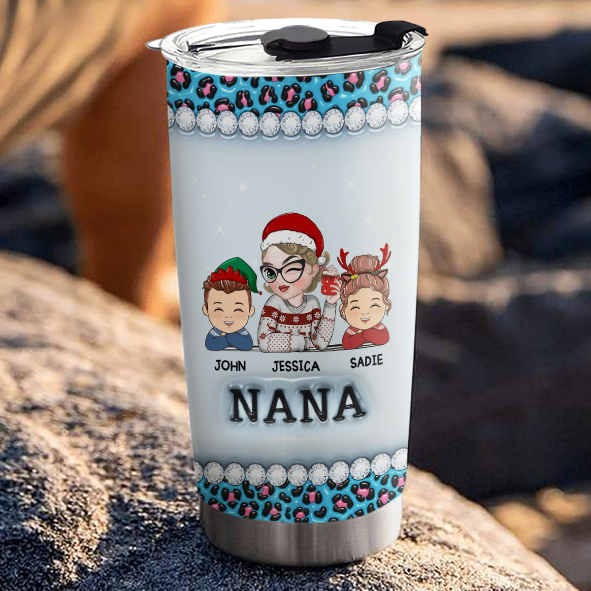 I Am A Professional Grandma - Personalized Custom 3D Inflated Effect Tumbler