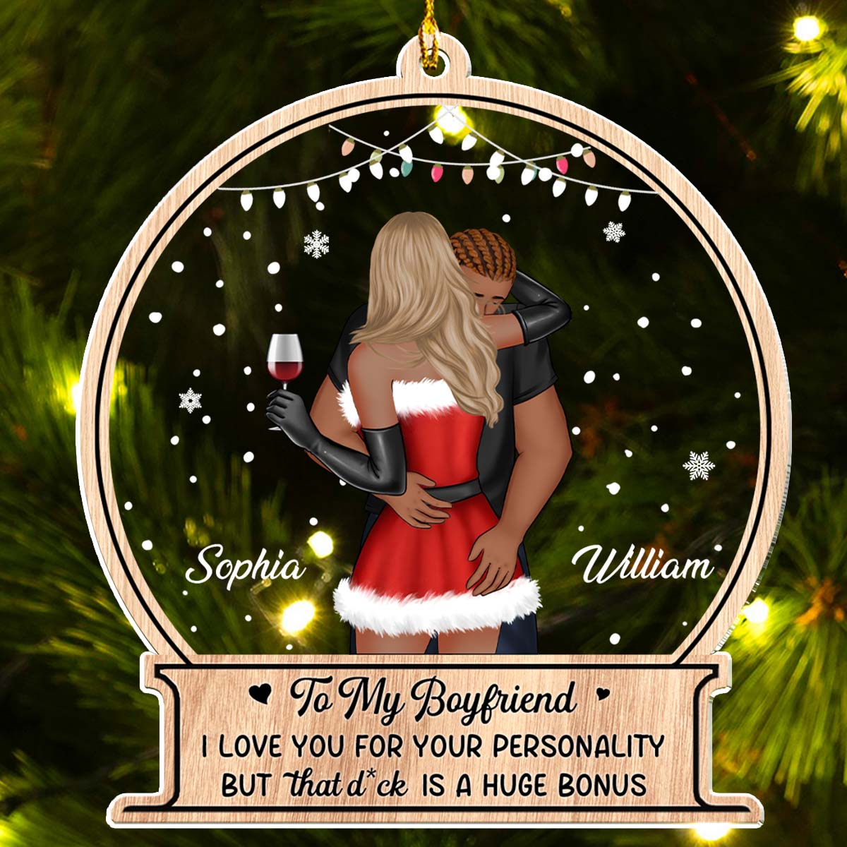 Dear Husband - Personalized Custom Acrylic Ornament