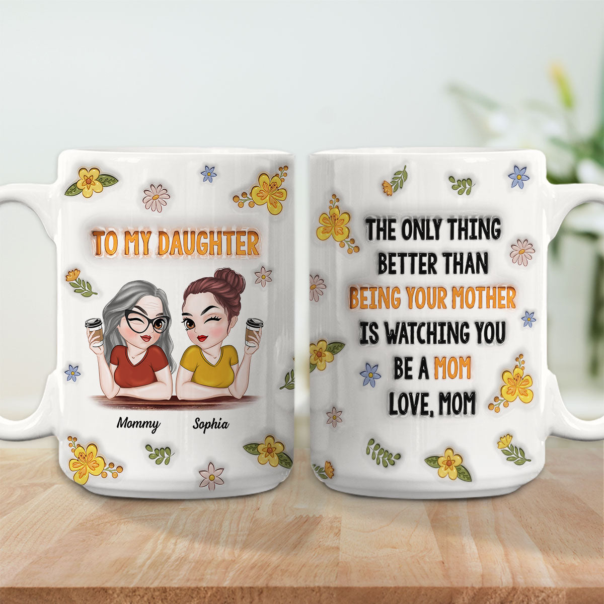 Watching You - Personalized Custom 3D Inflated Effect Mug