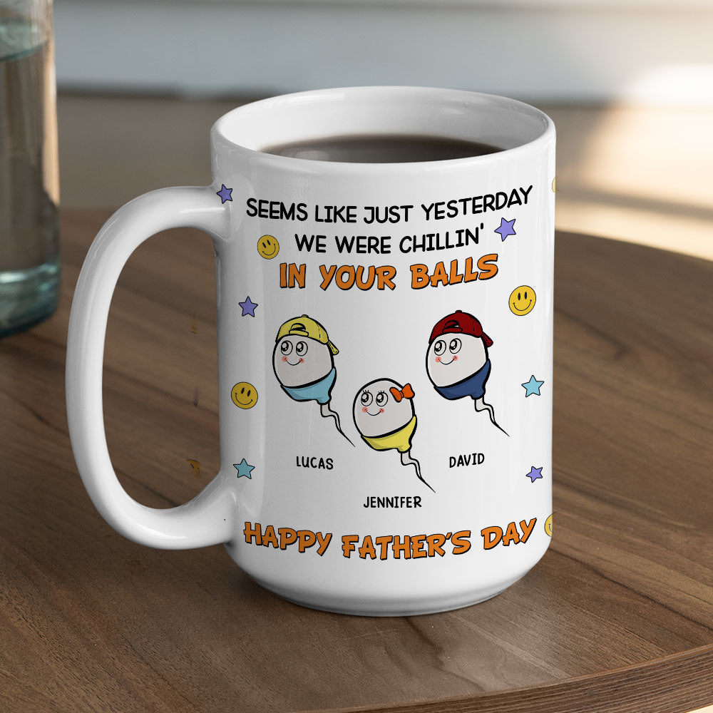 We Were Chilling - Personalized Custom Coffee Mug