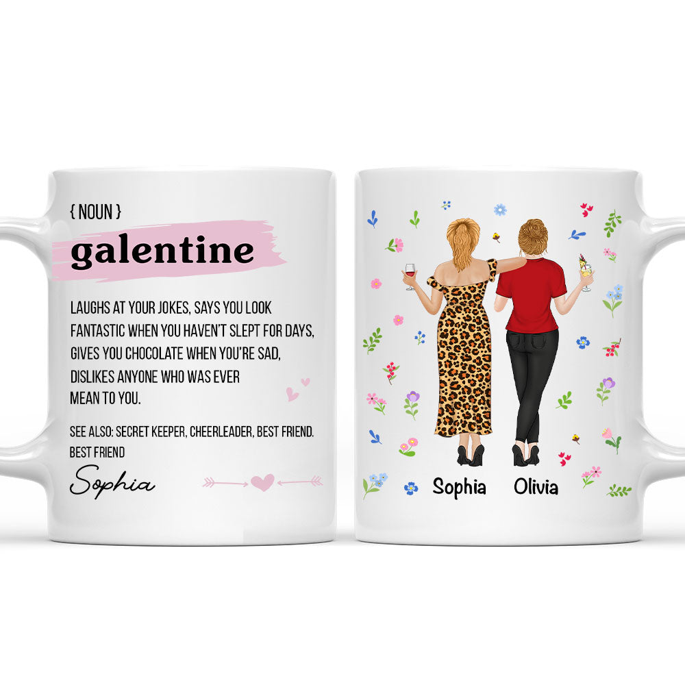 Friendship Definition Sign - Personalized Custom Coffee Mug