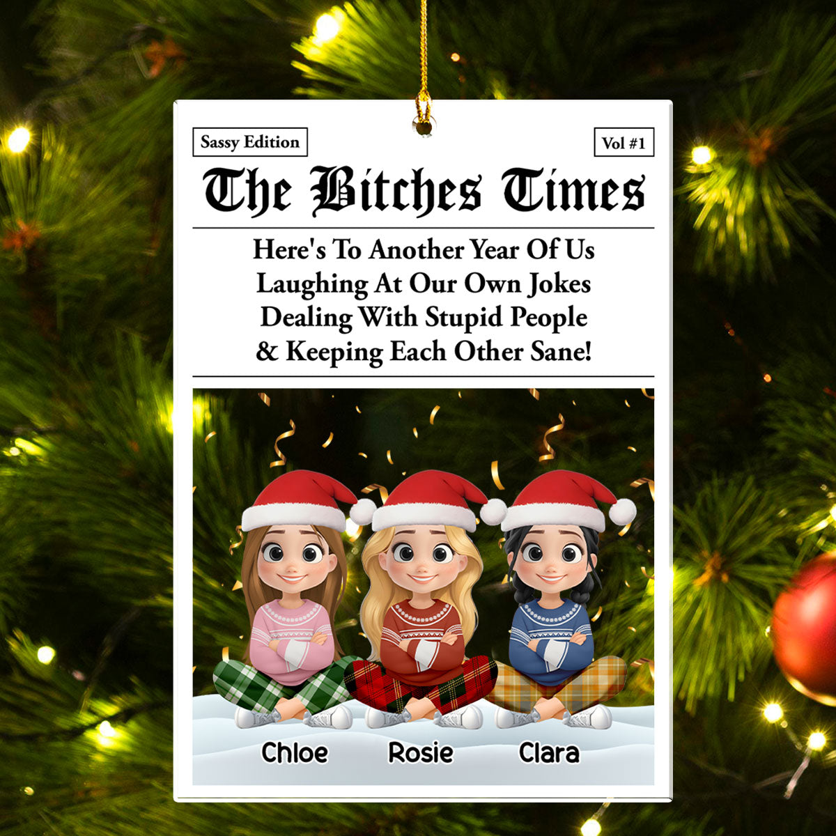 Bad Decisions Make Great Stories - Personalized Custom Acrylic Ornament