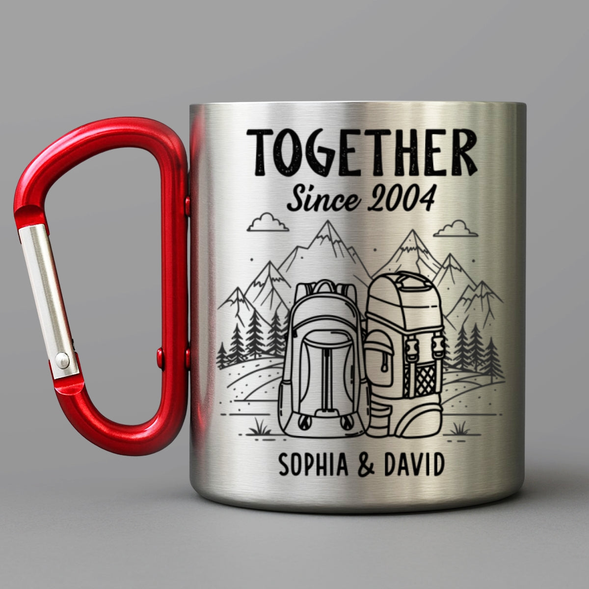 Together Since - Personalized Custom Carabiner Mug