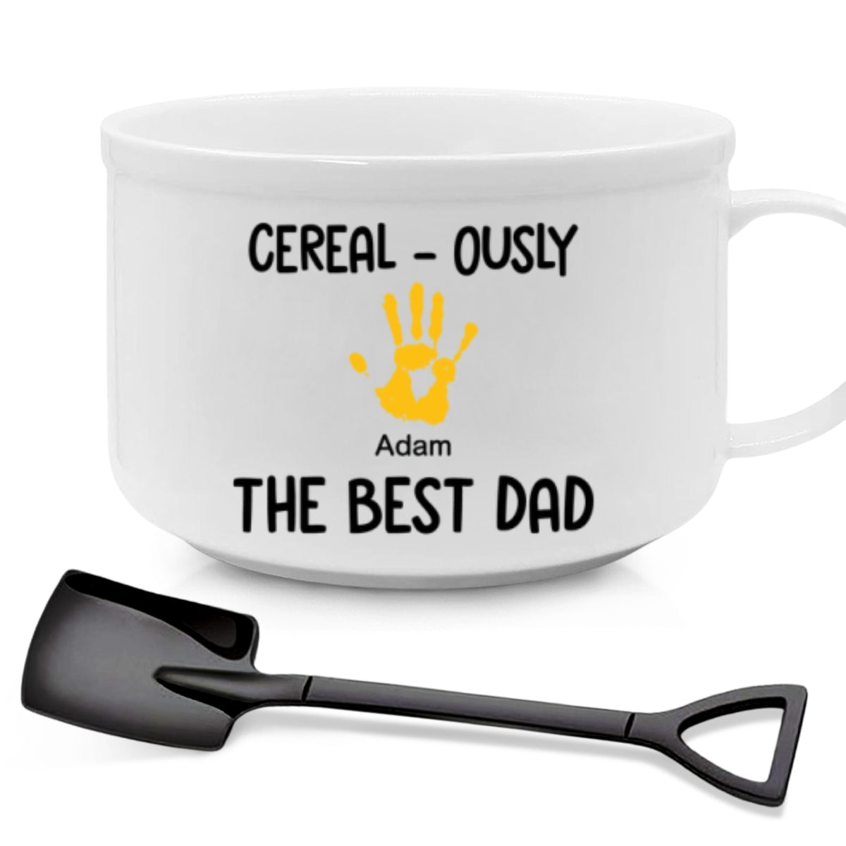 The Best Dad - Personalized Custom Ceramic Bowl