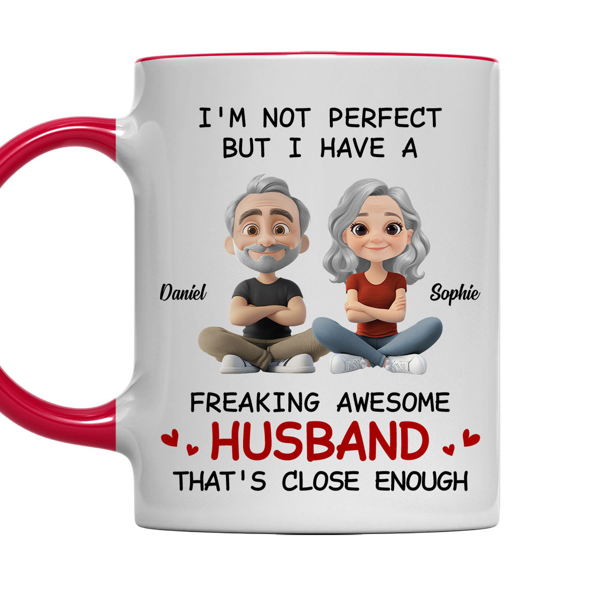 Endless Love - Personalized Custom Accent Mug