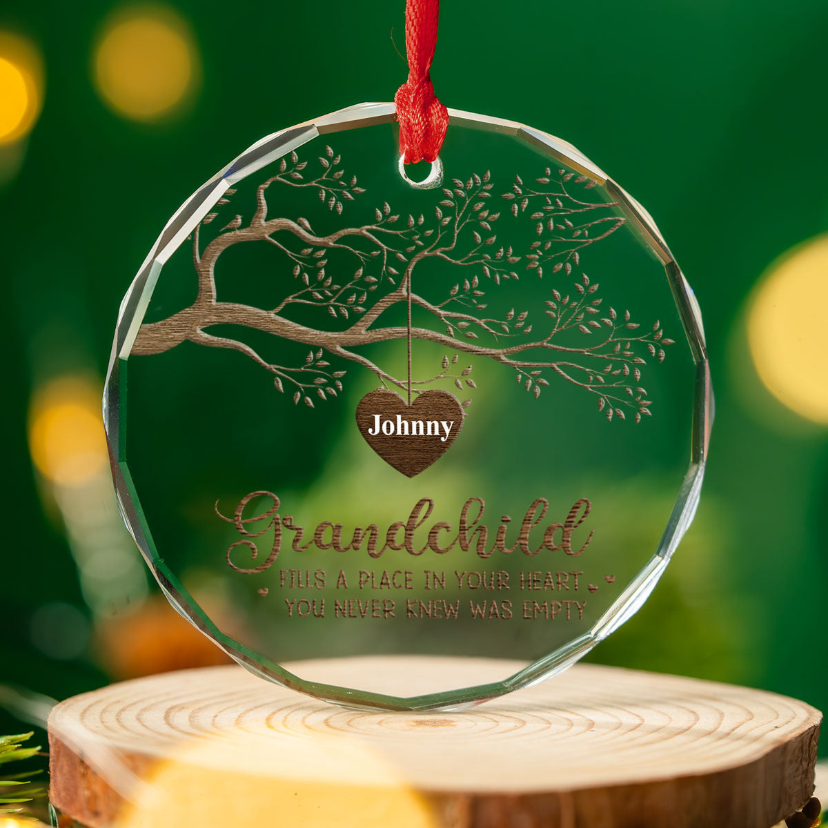 The Greatest Blessing - Personalized Custom Glass Ornament